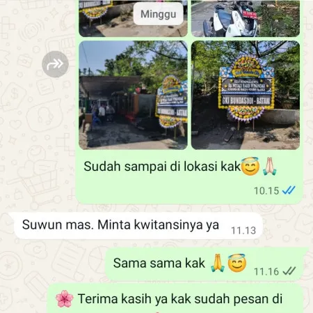 Pengiriman Papan Bunga Duka Pondok Jagung