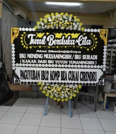 Papan Bunga Duka Pondok Jagung