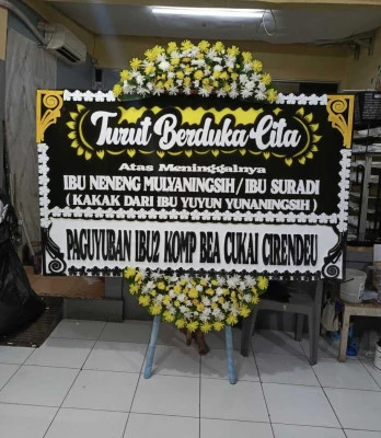 Papan Bunga di Pondok Jagung